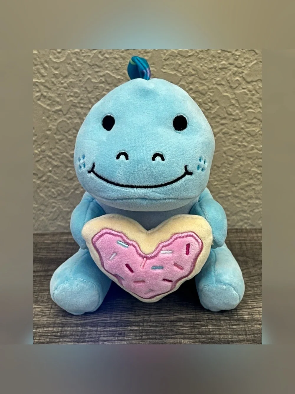 Moriah Elizabeth Small Plush “Derp Dinosaur” Heart Donut Plush Small Toy